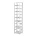 "Flip Flop 67"" High Square Folding Bookcase in White - Regency FFSQ6712WH"
