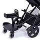 For Your Little One Ride On Board with Seat Compatible with Mutsy Igo - Black