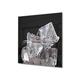 Stylish Tempered glass backsplash – Glass kitchen splashback – Glass upstand BS18 Ice cubes Series: Ice Cubes Black 5