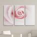 House of Hampton® A Premium 'Rose Embrace' Graphic Art Multi-Piece Image on Canvas Metal in Pink | 32 H x 48 W x 1.5 D in | Wayfair