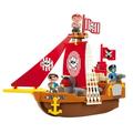 Ecoiffier - 3023 - Piratenschiff Aprick - Bauspiel für Kinder - ab 18 Monaten - Made in France