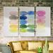 Wrought Studio™ A Premium 'Color Melt II' Print Multi-Piece Image on Canvas Metal in Blue/Green/Pink | 40 H x 60 W x 1.5 D in | Wayfair