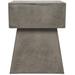 Zen Indoor/Outdoor Mushroom Modern Concrete 18.1-Inch H Accent Table in Dark Grey - Safavieh VNN1000A