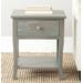 Coby Nightstand w/ Storage Drawer in French Grey - Safavieh AMH6616A