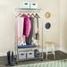 Gordon Chrome Wire 3 Tier Garment Rack in Chrome - Safavieh HAC1009A