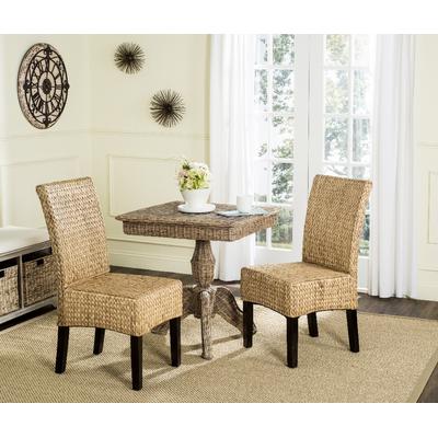 Luz 18''H Wicker Dining Chair in Natural (Set of 2) - Safavieh SEA8016A-SET2