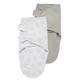 Meyco Baby Starts, Uni Pucksack Grey/Light Grey 0-3 Monate 2er Pack