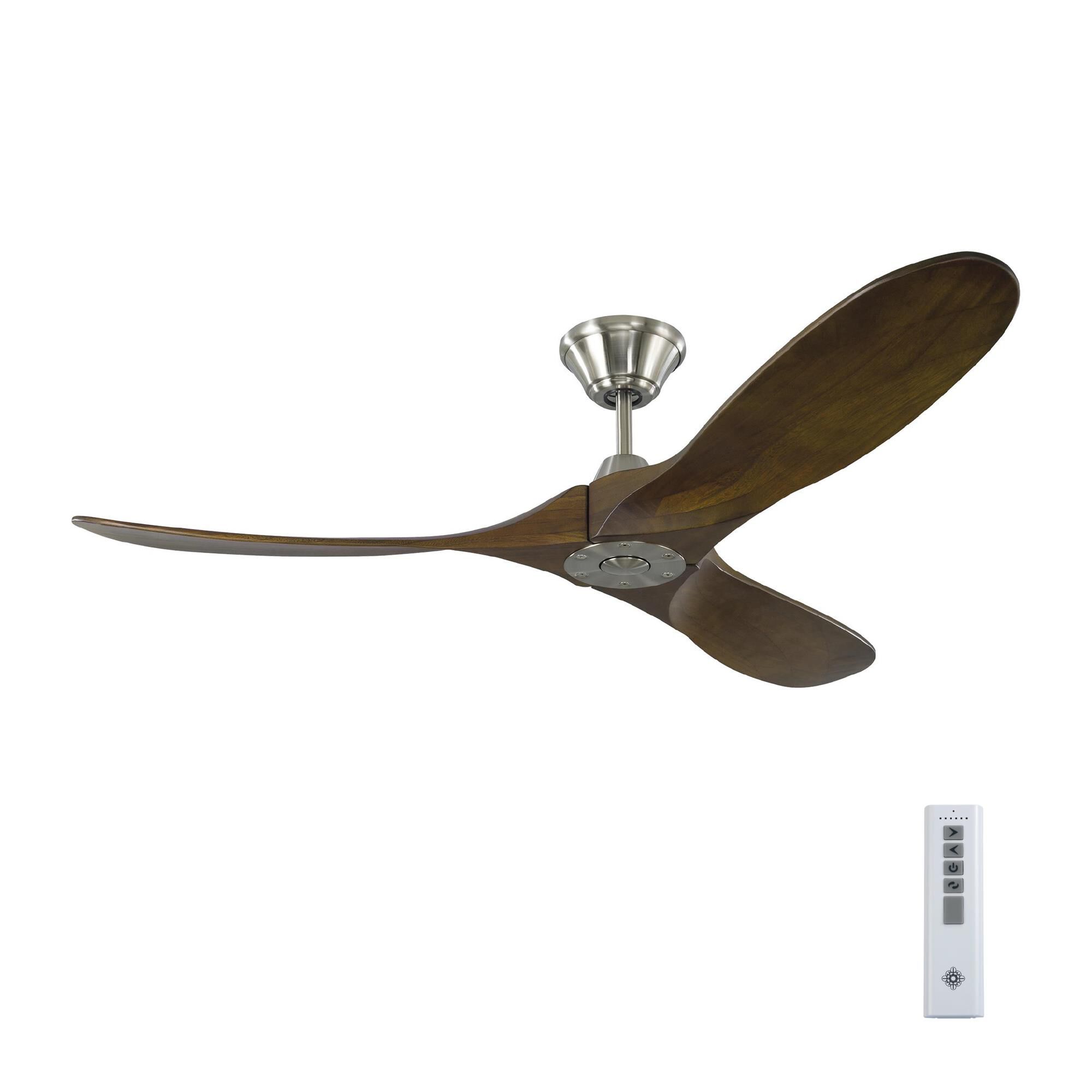 Visual Comfort Fan Collection Maverick II 52 Inch Ceiling Fan with Light Kit - 3MAVR52BSD