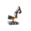 Rolly Toys rollyDigger XL Volvo Sitzbagger (Sandspielzeug, Farbe schwarz/gelb, für Kinder von 3-8 Jahre) 513222