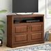 Red Barrel Studio® Wentzel Solid Wood Corner TV Stand for TVs up to 65" Wood in Yellow | 40.5 H in | Wayfair DC7DA35624C74869BC7050C82B5CFD71