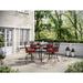 Charlton Home® Gehlert Square 4 - Person 33" Long Bar Height Outdoor Dining Set Metal in Black | 33 W x 33 D in | Wayfair