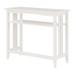 Red Barrel Studio® Wenger Console Table Wood in White | Wayfair 99B3EF85B4A9452EABFE26CBCFF90067