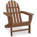 Breakwater Bay Keenan All-Weather Wood Adirondack Chair Wood in Brown | 35.25 H x 28.13 W x 32.75 D in | Wayfair B5560C9BF71D4E8F94CD7AF8BD3E59A4