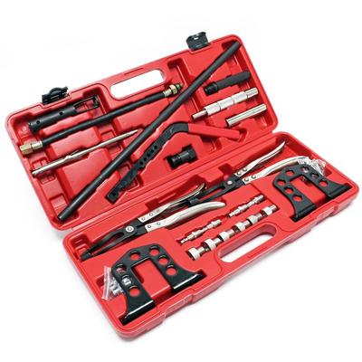 Wiltec - 25 teiliges Druckluft Ventilfederspanner Ventilfeder Set, Federspanner für Image
