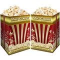 Mac-Corns Event Bulk Pack - 2.7kg Salted & Sweet Popcorn Mix ~ Serving Cartons + 50 Popcorn Tubs + 2 Scoops