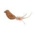 Playful by Nature Pounce & Play Silver Vine Bird Cat Toy, One Size Fits All, Brown