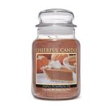 A Cheerful Candle LLC Papa's Pumpkin Pie Scented Jar Candle Paraffin in Brown | 7 H x 4 W x 4 D in | Wayfair CC10