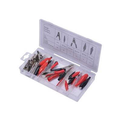 SWSTAHL Krokodilklemmen-Sortiment, 28-tlg. Klemme, Elektrische Universalteile S8138 Image
