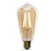 FeitElectric 60 Watt Equivalent, ST19 LED, Non-Dimmable Light Bulb, (2100K) E26/Medium (Standard) Base, Glass in Brown/Red | 6.2 H x 3 W in | Wayfair
