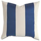 Eastern Accents Barclay Butera Knife Edge Square Pillow Cover & Insert Cotton Blend in Blue/White | 20 H x 20 W x 1 D in | Wayfair 7WBB-DEC-76