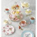 100 Years of Royal Albert 1940 3 Piece Bone China Teacup Set Bone China/Ceramic in Indigo/Pink | 3.94 H in | Wayfair 40017568