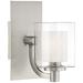 Quoizel Kolt 9" High Brushed Nickel Halogen Wall Sconce