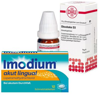 Reise-Set Imodium akut lingual + Okoubaka D3 1 St Set Image