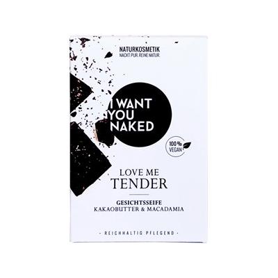 I Want You Naked Gesichtspflege Seifen Love Me TenderGesichtsseife mit Kakaobutter & Macadamia