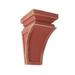 Ekena Millwork Mini Nevio Wood Vintage Decor Corbel Wood in Brown | 14 H x 7 W x 7.75 D in | Wayfair CORWD07X07X14NERD