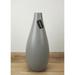 Le Present Drop Slim Short Ceramic Vase Ceramic in Gray | 15.7 H x 7.8 W x 7.8 D in | Wayfair D385.097