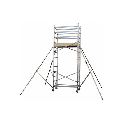Matisère - Alu Rollgerüst, max. Arbeitshöhe 4,80m, Standhöhe 2,80m, 1 Plattform 141x68cm, 4 Image