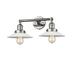 Innovations Lighting Bruno Marashlian Halophane 18 Inch 2 Light Bath Vanity Light - 208-PN-G1