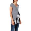 Noppies Damen Tee ss Pearle YD Umstands-T-Shirt, Mehrfarbig (Dress Blues P093), 34 (Herstellergröße: XS)