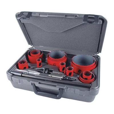 MORSE MHS06I Hole Saw Kit,Saw Sizes 3/4" to 4-1/2"