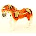 Ciel Collectables Horse Trinket Box Metal/Wire in Orange | 3.75 H x 5 W x 1.5 D in | Wayfair 1131464