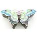 Ciel Collectables Butterfly Trinket Box Metal/Wire in Gray/Pink | 0.5 H x 4.25 W x 2.5 D in | Wayfair 1013638A