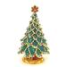 Ciel Collectables Bejeweled Christmas Tree Trinket Box Metal/Wire in Green | 3.5 H x 2 W x 2 D in | Wayfair 1131465