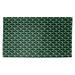 Black/Green 86 x 63 x 0.25 in Area Rug - Latitude Run® Avicia Bats Green/Black Area Rug Polyester | 86 H x 63 W x 0.25 D in | Wayfair