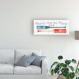 Highland Dunes 'Nautical Life III' Textual Art on Wrapped Canvas in White | 20 H x 47 W x 2 D in | Wayfair 8674294808D049728D0B018D5C87A131