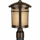 Red Barrel Studio® Chamberlain 1 -Light 14.81" H Lantern Head Aluminium/Metal in Brown | 14.81 H x 9 W x 9 D in | Wayfair BLMT8480 43195116