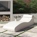 La-Fete Surf Low Pro Sun Chaise Lounge Plastic in Gray | 17 H x 24 W x 78 D in | Outdoor Furniture | Wayfair