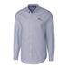 Men's Cutter & Buck Light Blue Denver Broncos Big Tall Stretch Oxford Long Sleeve Woven Button-Down Shirt