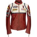 Blauer USA Anderson Veste en cuir, rouge, taille 2XL