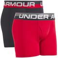 Under Armour boys2 Pack Performance Boxer Briefs Boxer-Briefs - Multi - Large Red/Black