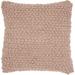 Mina Victory Life Styles Blush Thin Group Loops Throw Pillow - Nourison DC142