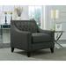 Club Chair - Darby Home Co Aberdeen 37" Wide Tufted Club Chair Polyester/Fabric in Gray | 36 H x 37 W x 35 D in | Wayfair DBHM6519 42845122