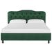 Willa Arlo™ Interiors Pires Tufted Upholstered Low Profile Platform Bed Polyester | 41 H x 74 W x 87 D in | Wayfair
