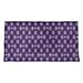 Latitude Run® Avicia Black Argyle Skulls Pattern Pillow Sham - Microfiber Polyester in Indigo | 23 H x 31 W in | Wayfair