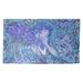 Blue 39 x 0.25 in Area Rug - World Menagerie Magdaleno Woman Among Flowers Area Rug Polyester | 39 W x 0.25 D in | Wayfair