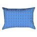 Latitude Run® Avicia Pillow Cover Polyester in Orange/Blue | 14.5 H x 8 W in | Wayfair AD1BFD4A71E54EAC89F651A0BD8F90E5